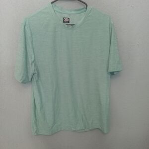 Casual Green Crew Neck Short Sleeve Tee